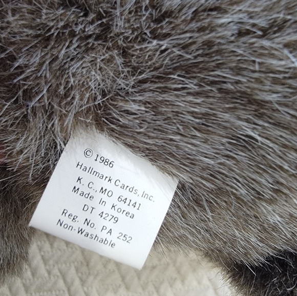 Vintage Hallmark Lester The Whiz Personality Cat 1986 Plush Toy Stuffed Animal - Picture 14 of 16